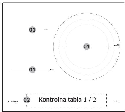 SAMSUNG NZ64B5046FK/U1 - Zone za kuvanje - 1