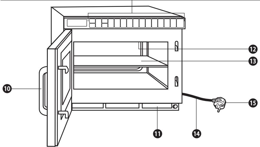 PANASONIC NE-1643  -  NE-1643 - Zeichnung des Gerätes NE-2153-2/NE-1653 - 2