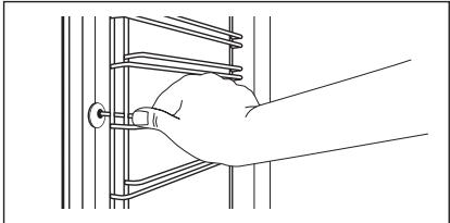 ELECTROLUX EOD6P46X - EOD6P46X - Comment retirer : Supports de grille - 1