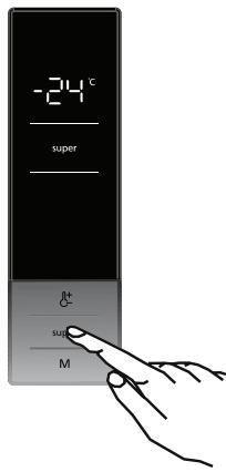 VALBERG UF NF 280 F X701T - UF NF 280 F X701T - When this mode is enabled: - 1
