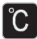 VALBERG UF NF 254 F S180C - UF NF 254 F S180C - "Temp" ("temperature") key - 1