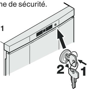 LIEBHERR GG 5260 - Fermer l'appareil à clé - 1