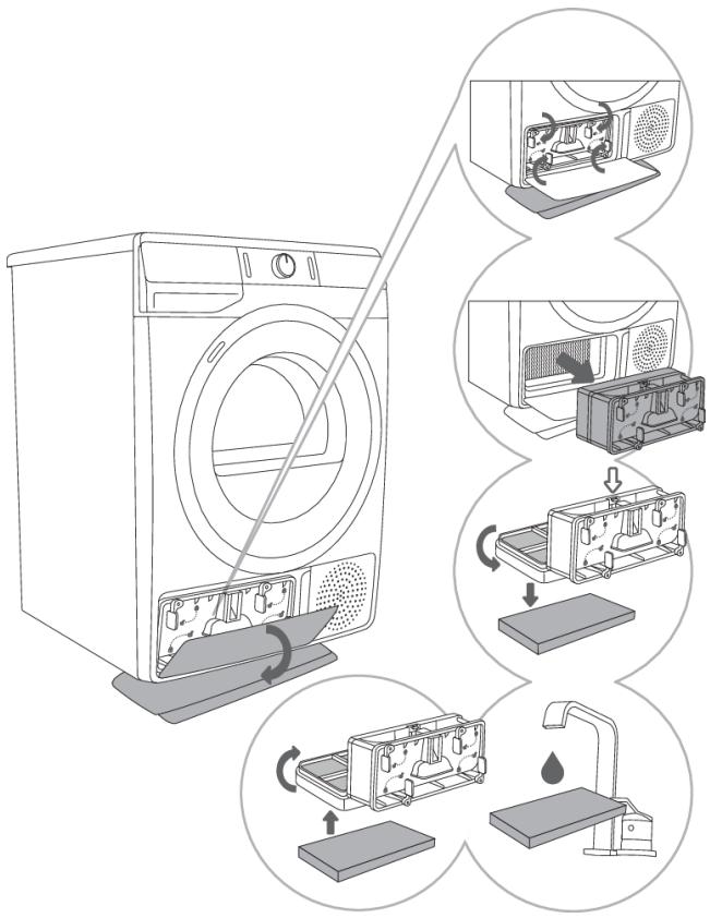 GORENJE DEH83/GI - Nettoyage du filtre de la pompe à chaleur - 2