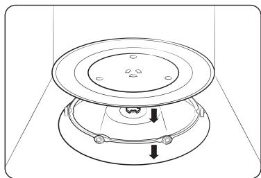 SAMSUNG MG22T8254AB/E1 - Draaiplateau - 1