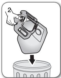 SAMSUNG VC07F60WNUR/EF - VC07F60WNUR/EF - CHANGING THE DUST BAG - 3