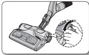 SAMSUNG VC07F60WNUR/EF - VC07F60WNUR/EF - To remove dust from the dust bin of the UV brush (Option) - 1