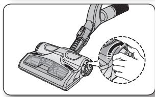 SAMSUNG VC07F60WNUR/EF - VC07F60WNUR/EF - To remove dust from the dust bin of the UV brush (Option) - 2