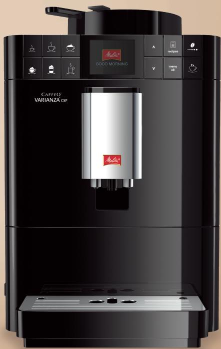 MELITTA VARIANZA CS - Operating Instructions - 1