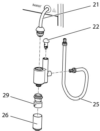 MELITTA AVANZA - Cappuccinatore reinigen - 1