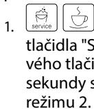 MELITTA AVANZA - Nastavenie sparovacej teploty - 1