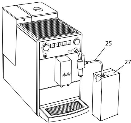 MELITTA AVANZA - Using milk - 1