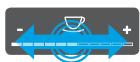 MELITTA CAFFEO BARISTA TS - Pressing the slider - 1