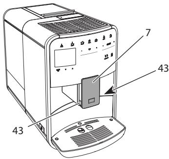 MELITTA CAFFEO BARISTA TS - Converting the connection for the milk hose (depending on the model) - 1