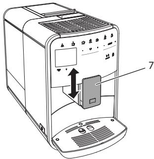 MELITTA CAFFEO BARISTA TS - Adjusting the outlet - 1
