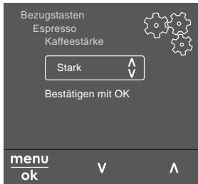 MELITTA CAFFEO BARISTA TS - Im Menu navigieren - 1