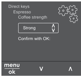 MELITTA CAFFEO BARISTA TS - Navigating in the menu - 1