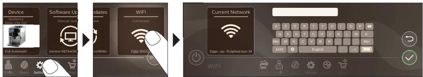 SAECO XELSIS SM8889 - Вклучување на машината кога имате Xelsis DELUXE (само SM8780, SM8782, SM8785) - 2