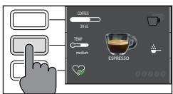 GAGGIA CADORNA PRESTIGE - Indywidualne ustawientia napojów i tworzenie profili - 3