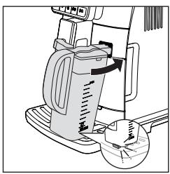GAGGIA CADORNA PRESTIGE - Plaatsing van de melkkan - 2