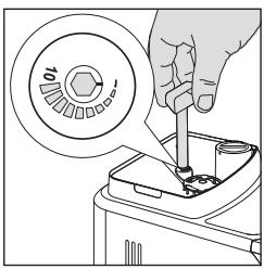 GAGGIA CADORNA PRESTIGE - Installing van de maalfijnheid - 1