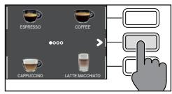 GAGGIA CADORNA PRESTIGE - Afgithe van koffie met koffiebonen - 2