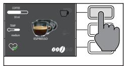 GAGGIA CADORNA PRESTIGE - Afgithe van koffie met koffiebonen - 3