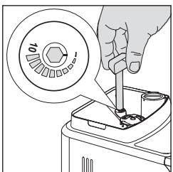 GAGGIA CADORNA PRESTIGE - Regulacja stopnia mielenia - 1