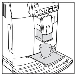 GAGGIA CADORNA PRESTIGE - Afgithe van koffie met koffiebonen - 1