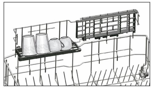 GRUNDIG GNVP4631B - Support multifonction/à hauteur ajustable du panier inférieur - 1
