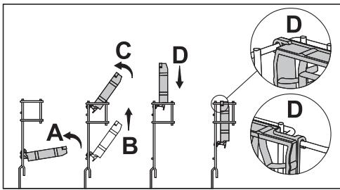 GRUNDIG GNVP4631B - Support multifonction/à hauteur ajustable du panier inférieur - 4