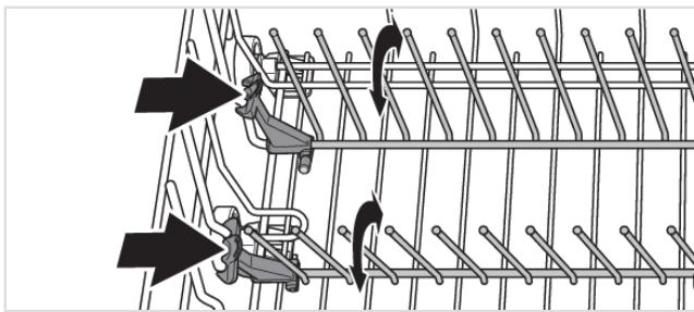 ASKO DBI2348IB.B - Foldable tines - 1