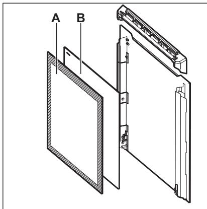 AEG BCB331051M - BCB331011M - BCB331051M - Cleaning the oven door - 6