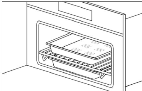 HAIER HWO45NM6OXB1  -  HWO45NM6OXB1 - UTILIZZO DEL VASSOIO TRAFORATO - 1