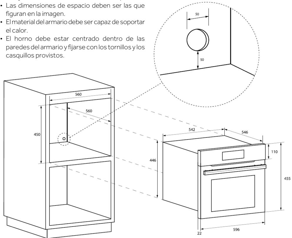 HAIER HWO45NM6OXB1  -  HWO45NM6OXB1 - INSTALACION DEL HORNO EN LA ENCIMERA - 1