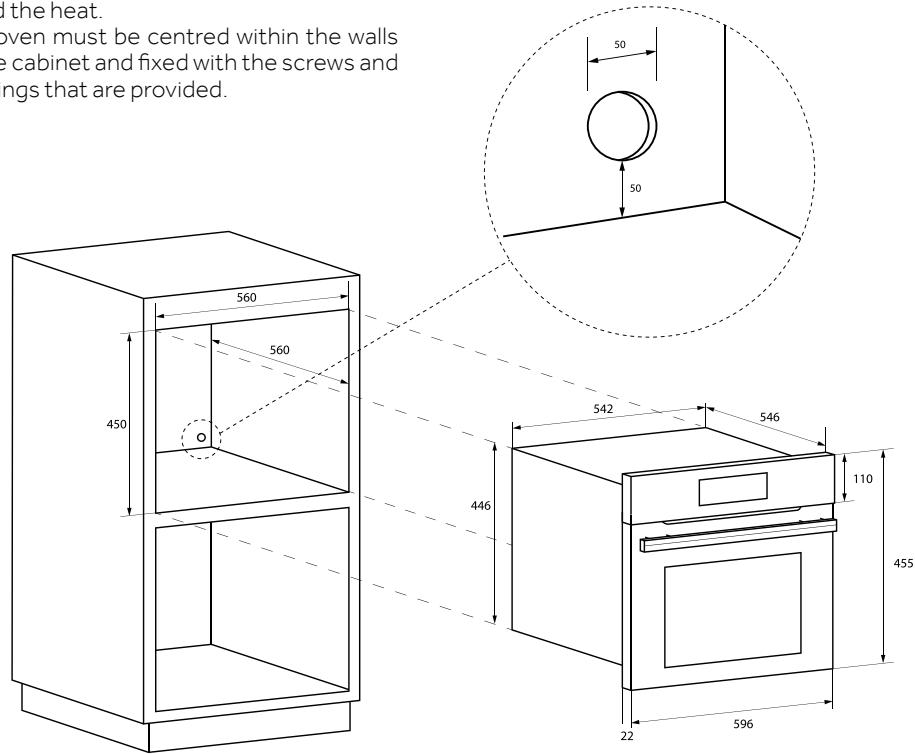 HAIER HWO45NM6OXB1  -  HWO45NM6OXB1 - INSTALL THE OVEN IN THE COUNTER - 1