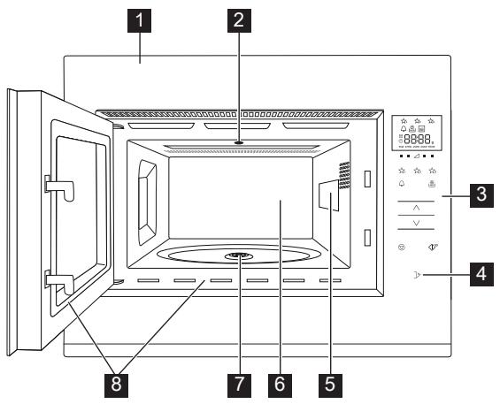 ZANUSSI ZMBN4SK - Four micro-ondes - 1