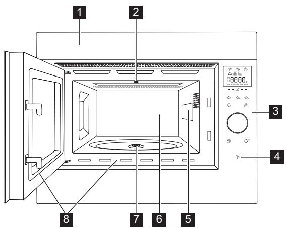 AEG MBE2658SEM - MBE2658SEB - MBE2658SEM - Mikrowellengerät - 1