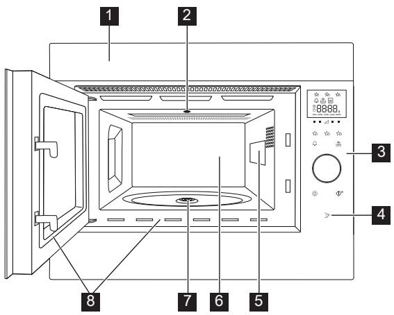 AEG MBE2658SEM - MBE2658SEB - MBE2658SEM - Kuchenka mikrofalowa - 1