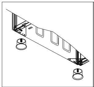VALBERG MC 90 5MFC D K 034T - MC 90 5MFC D X 034T - MC 90 5MFC D K 034T - Installation der Fuß des Ofens - 1