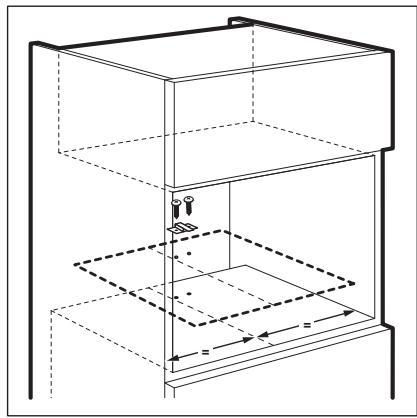 AEG MSB2547D-M  -  MSB2547D-M - Installing the microwave - 3