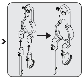 BEKO VRT 50225 VB - Rungon ja harjan asennus - 3