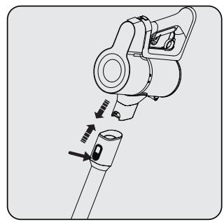BEKO VRT 50225 VB - Installation du corps principal, du tube et de la Brosse - 1