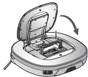 LG VR1126TS  -  VR1126TS - Vérifiez le bac à poussière. - 1