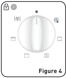 VALBERG MFO 64 P W VET - MFO 64 P W VET - Manette du thermostat du four : - 1