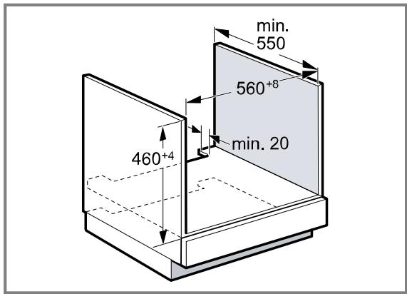 BOSCH CMG9241B1 - CMG9241B1 - Installation below a worktop - 1
