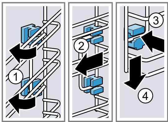BOSCH CMG9241B1 - CMG9241B1 - Attaching the rails - 1