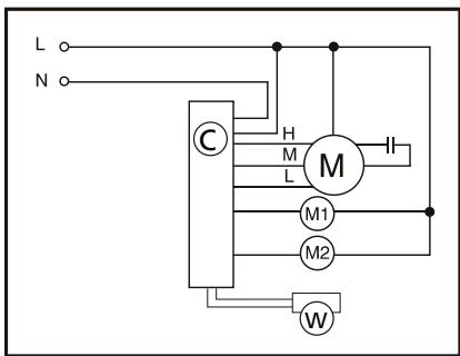 QLIMA LK1051 - DIAGRAM ELEKTRIČNE SHEME - 1