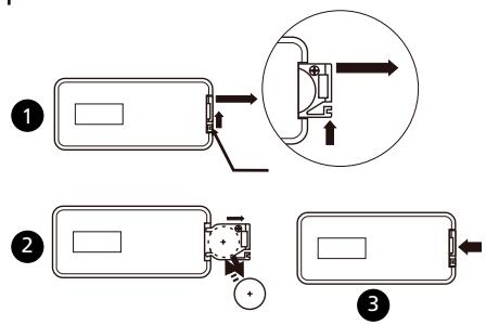QLIMA LK1051 - HOW TO CHANGE BATTERY FOR THE CONTROLLER - 1
