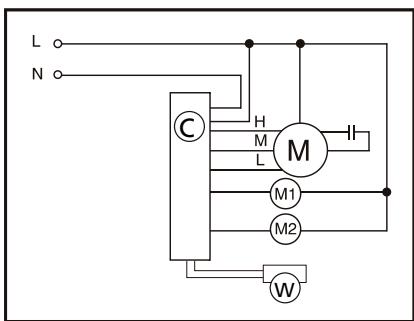 QLIMA LK1051 - SCHEMA ELETTRICO - 1