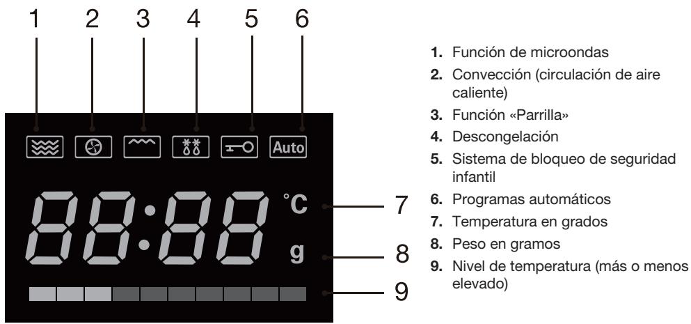 ESSENTIELB EX281N - Descripción de la pantalla de visualización - 1